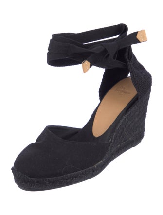 Castañer Canvas Braided Accents D'Orsay Pumps