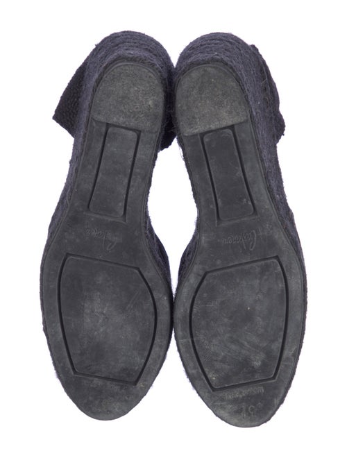 Castañer Canvas Braided Accents D'Orsay Pumps