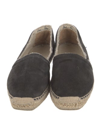 Castañer Suede Colorblock Pattern Espadrilles