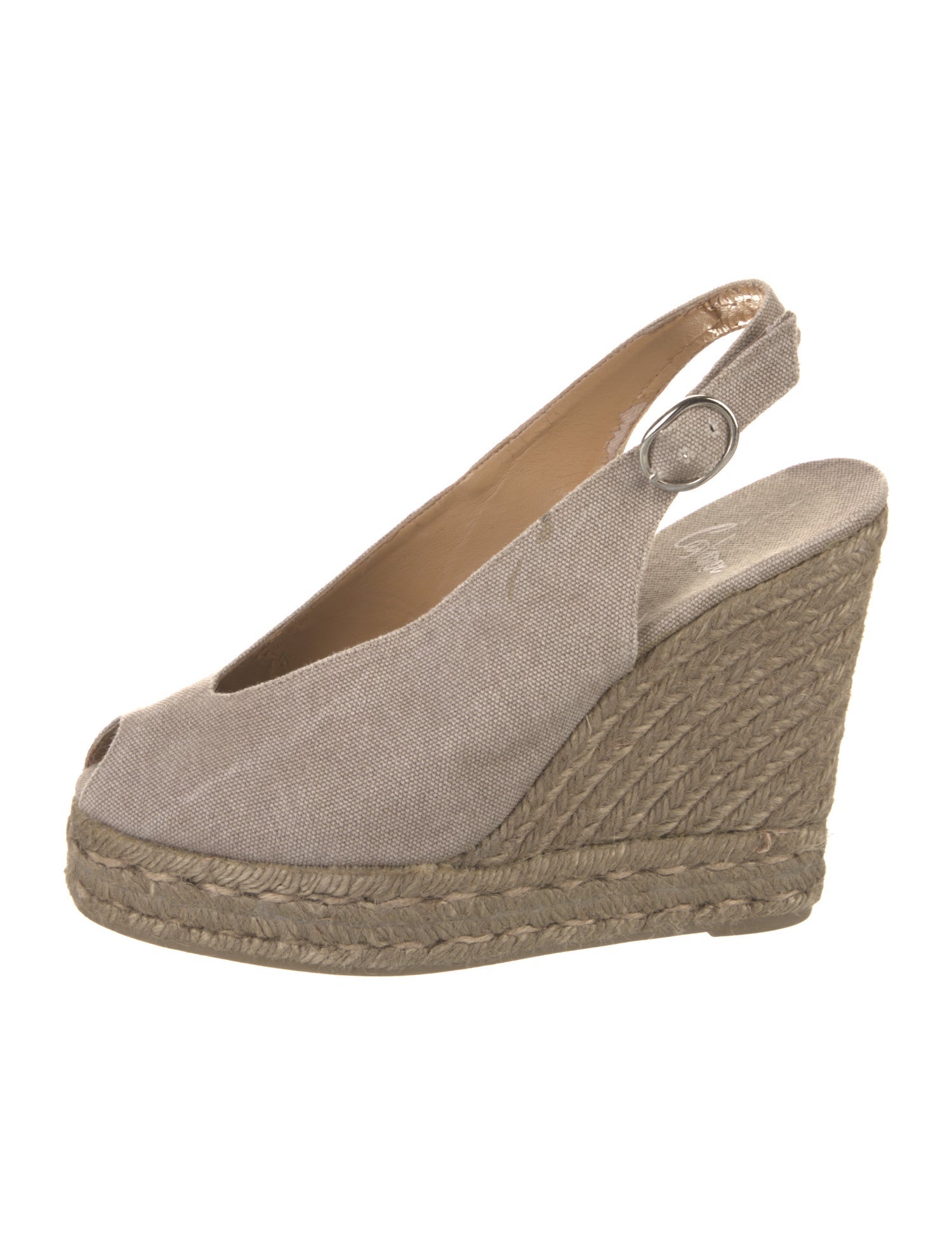 Castañer Canvas Slingback Pumps
