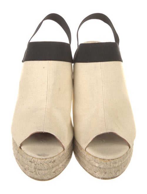 Castañer Canvas Colorblock Pattern Mules