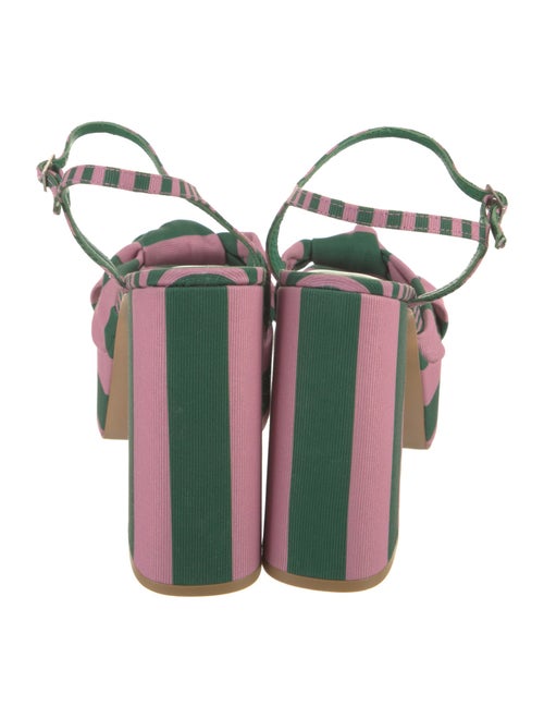 Castañer Canvas Striped Sandals