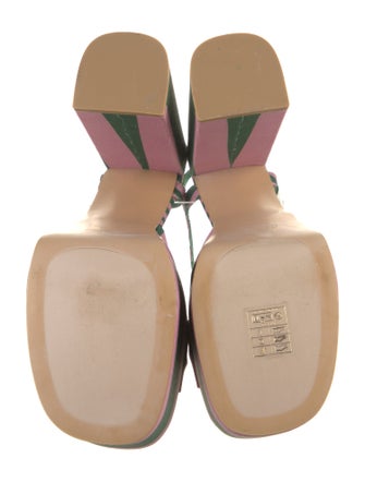 Castañer Canvas Striped Sandals