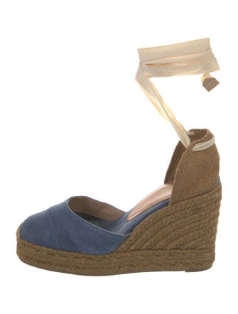 Castañer Canvas Printed D'Orsay Pumps