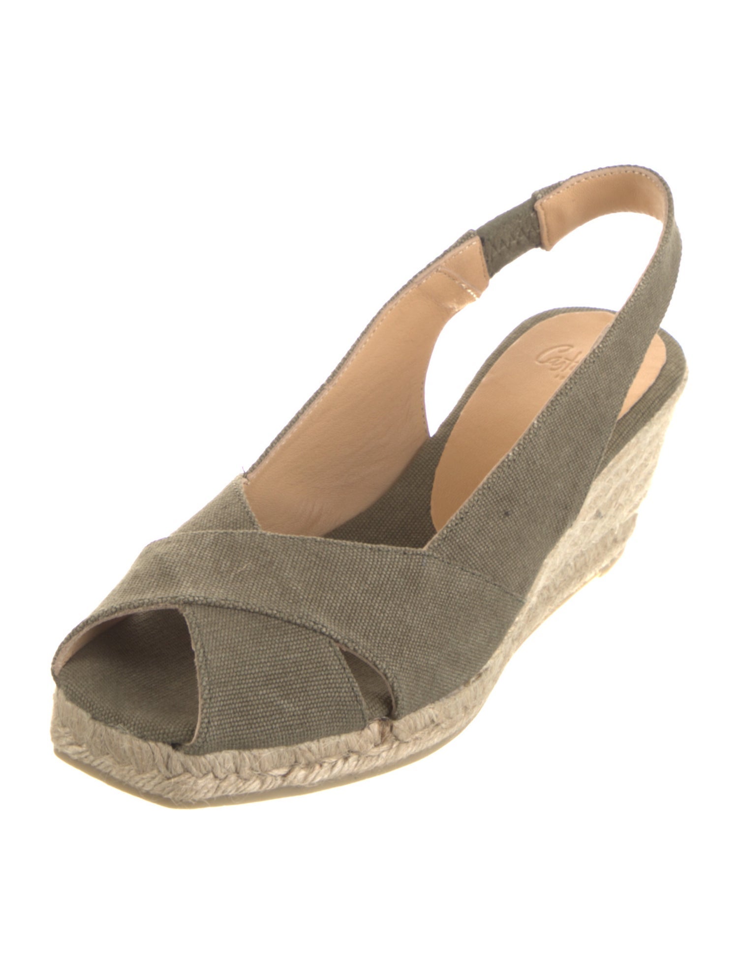 Castañer Canvas Slingback Sandals