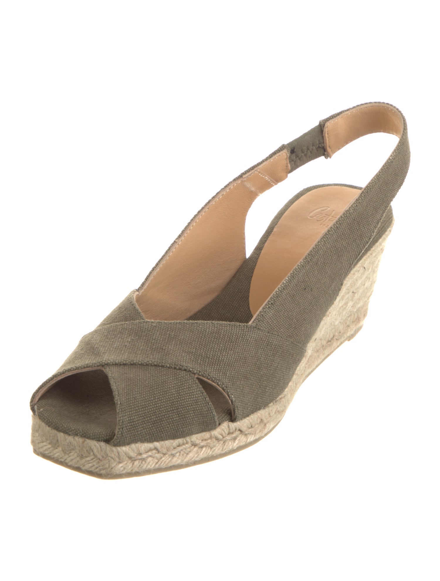 Castañer Canvas Slingback Sandals