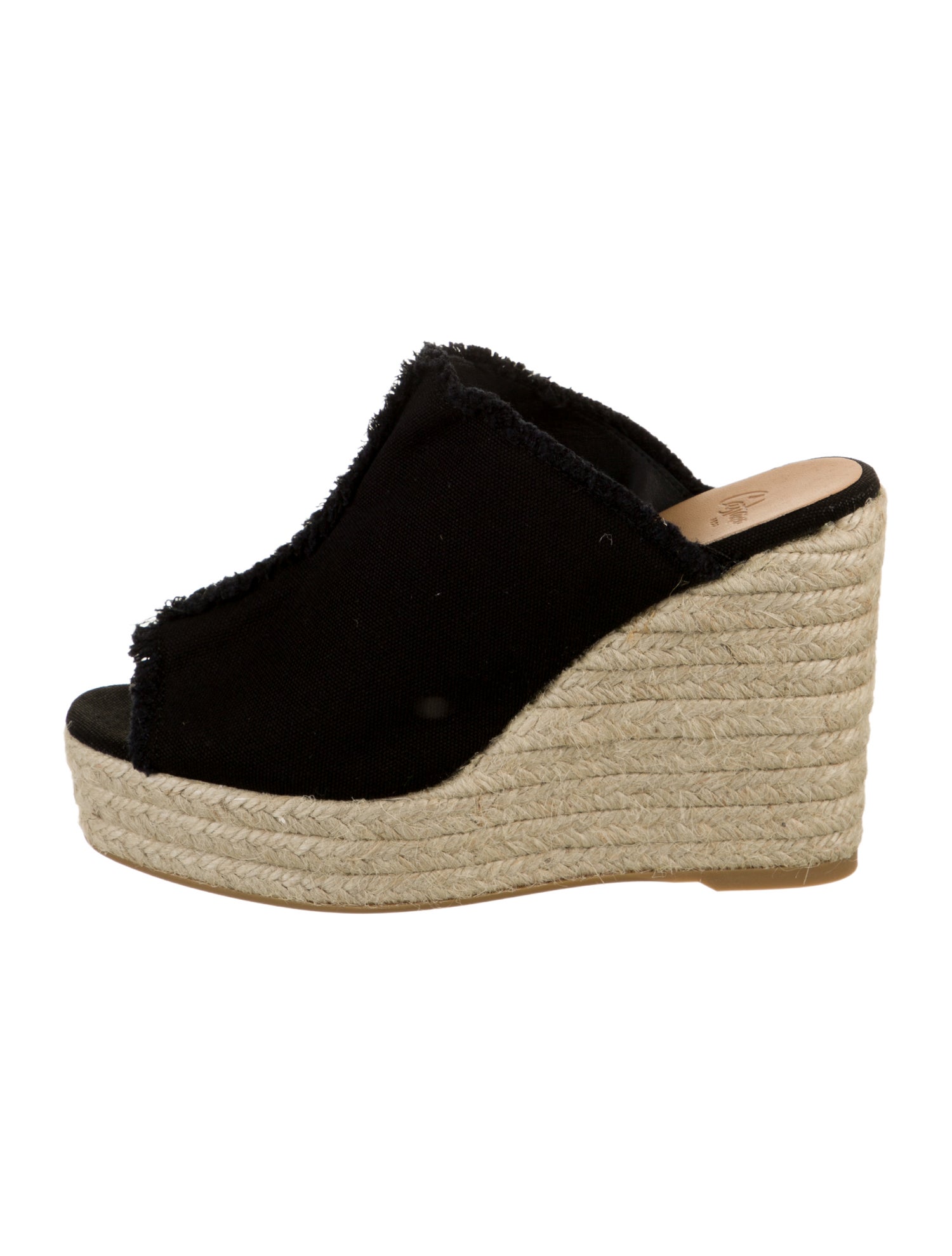 Castañer Canvas Raw-Edge Trim Espadrilles