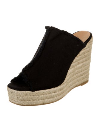 Castañer Canvas Raw-Edge Trim Espadrilles