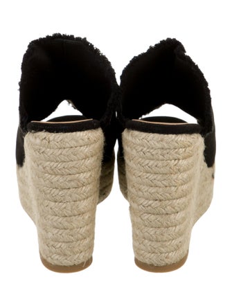 Castañer Canvas Raw-Edge Trim Espadrilles