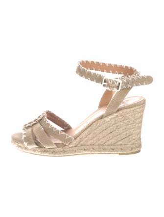 Castañer Animal Print Whipstitch Trim Espadrilles