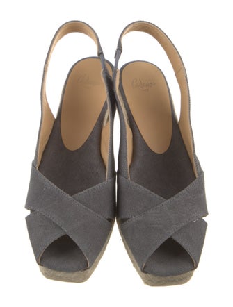 Castañer Canvas Slingback Sandals