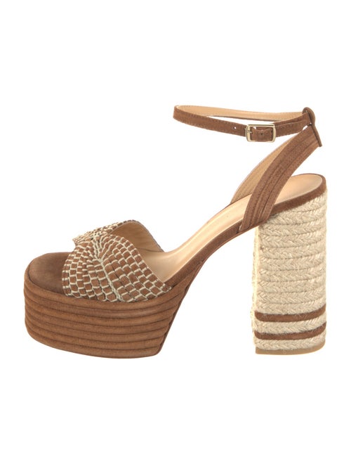 Castañer Suede Braided Accents Espadrilles