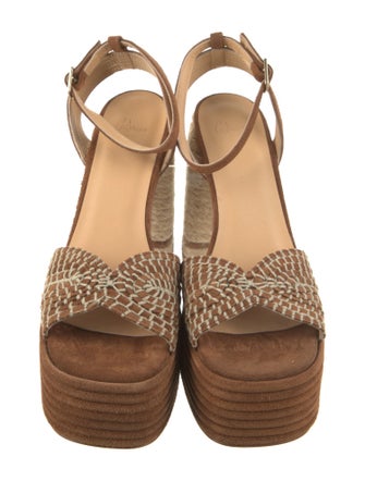 Castañer Suede Braided Accents Espadrilles