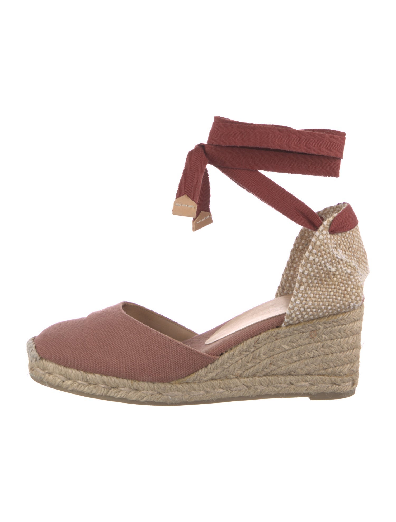 Castañer Canvas Colorblock Pattern Espadrilles