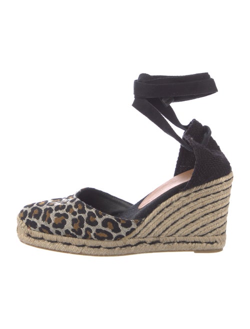 Castañer Canvas Animal Print Pumps