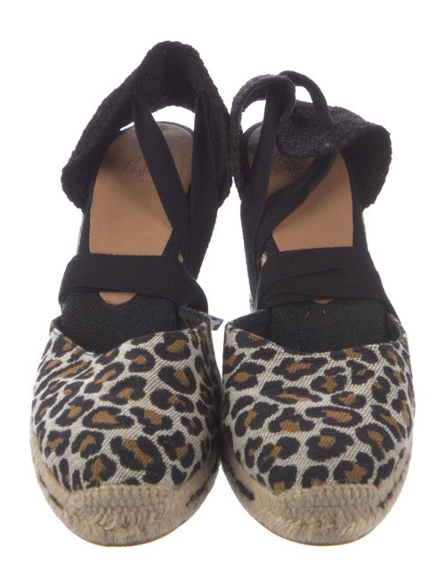Castañer Canvas Animal Print Pumps