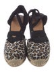 Castañer Canvas Animal Print Pumps