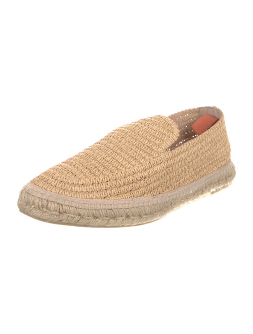 Castañer Raffia Braided Accents Moccasins