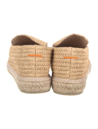 Castañer Raffia Braided Accents Moccasins