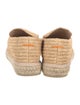 Castañer Raffia Braided Accents Moccasins