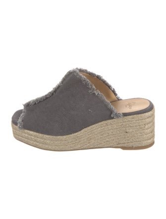Castañer Canvas Raw-Edge Trim Espadrilles
