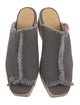 Castañer Canvas Raw-Edge Trim Espadrilles