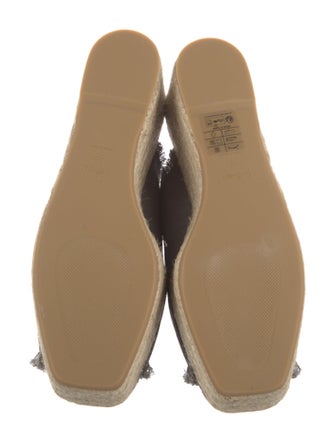 Castañer Canvas Raw-Edge Trim Espadrilles