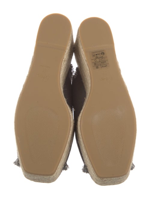 Castañer Canvas Raw-Edge Trim Espadrilles