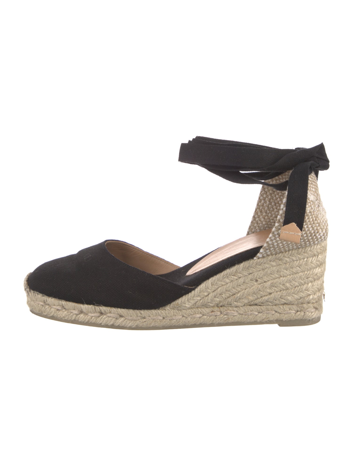 Castañer Colorblock Pattern Braided Accents D'Orsay Pumps