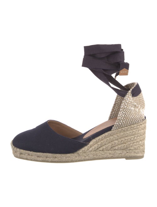 Castañer Canvas Printed D'Orsay Pumps