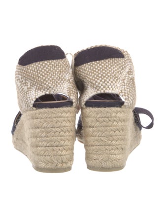 Castañer Canvas Printed D'Orsay Pumps