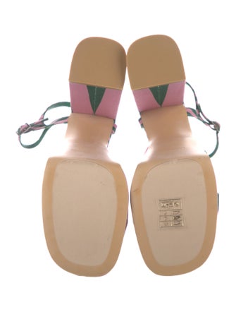 Castañer Canvas Printed Sandals