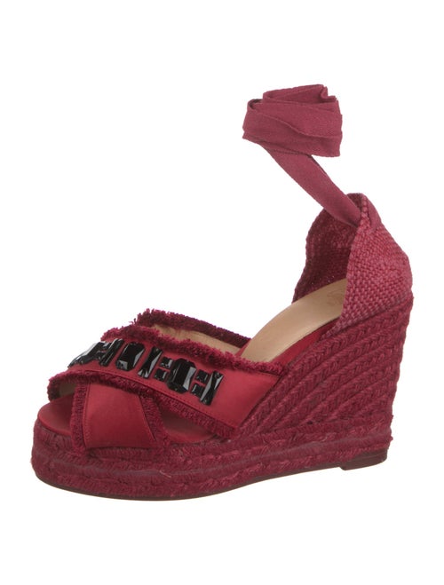 Castañer Canvas Crystal Embellishments Espadrilles