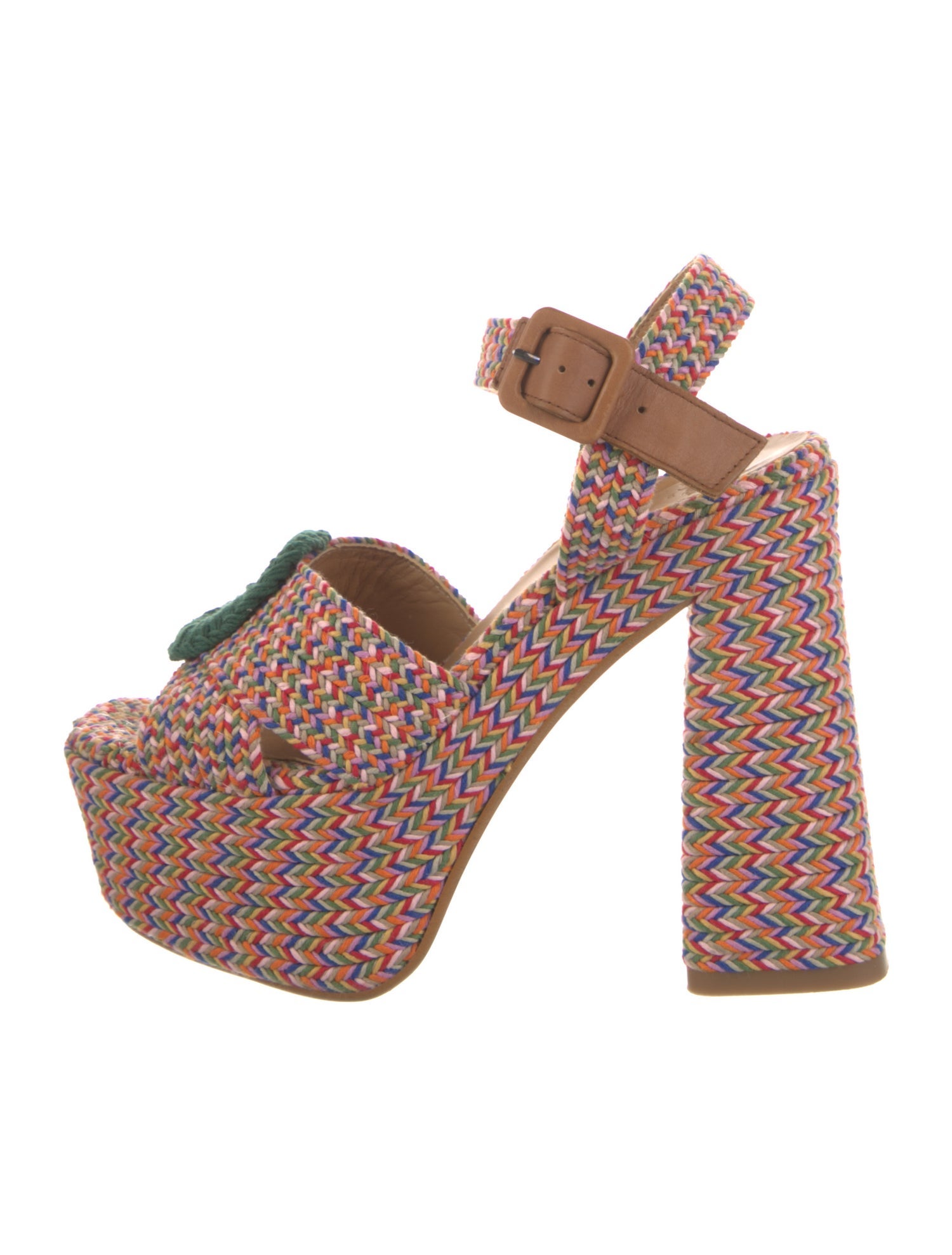 Castañer Printed Slingback Sandals