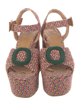 Castañer Printed Slingback Sandals