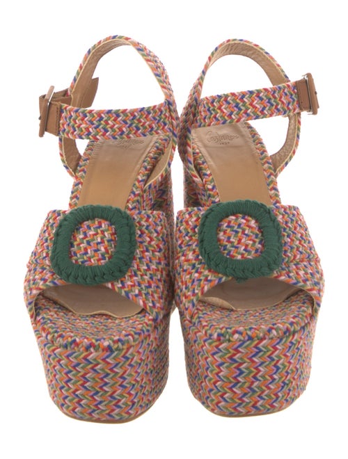 Castañer Printed Slingback Sandals