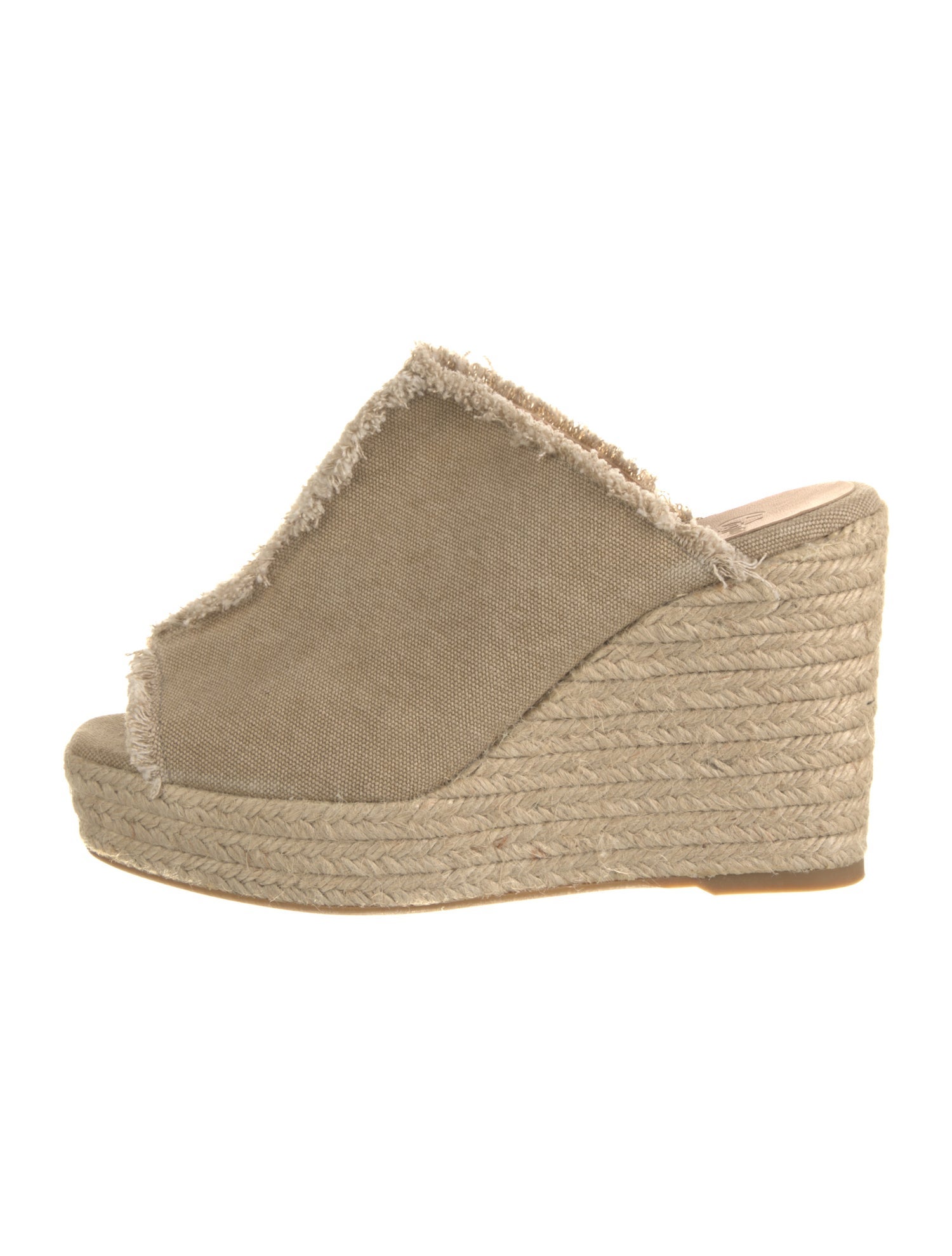 Castañer Canvas Raw-Edge Trim Espadrilles
