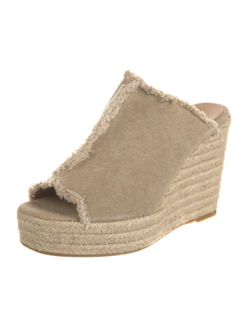 Castañer Canvas Raw-Edge Trim Espadrilles