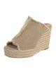 Castañer Canvas Raw-Edge Trim Espadrilles