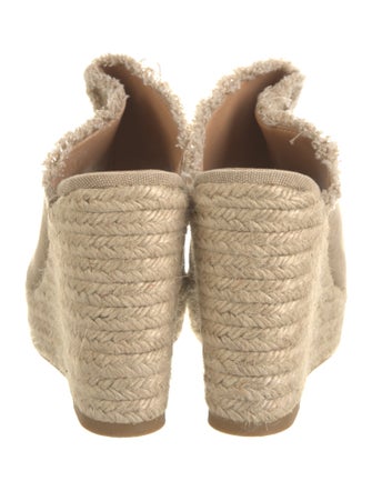 Castañer Canvas Raw-Edge Trim Espadrilles