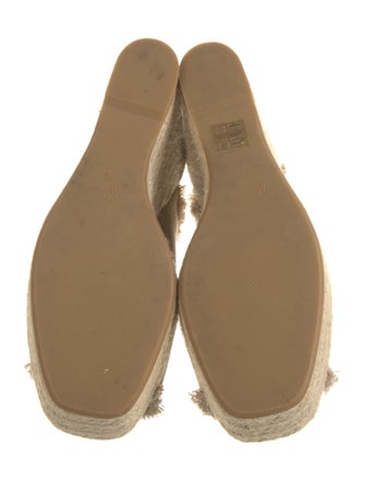 Castañer Canvas Raw-Edge Trim Espadrilles