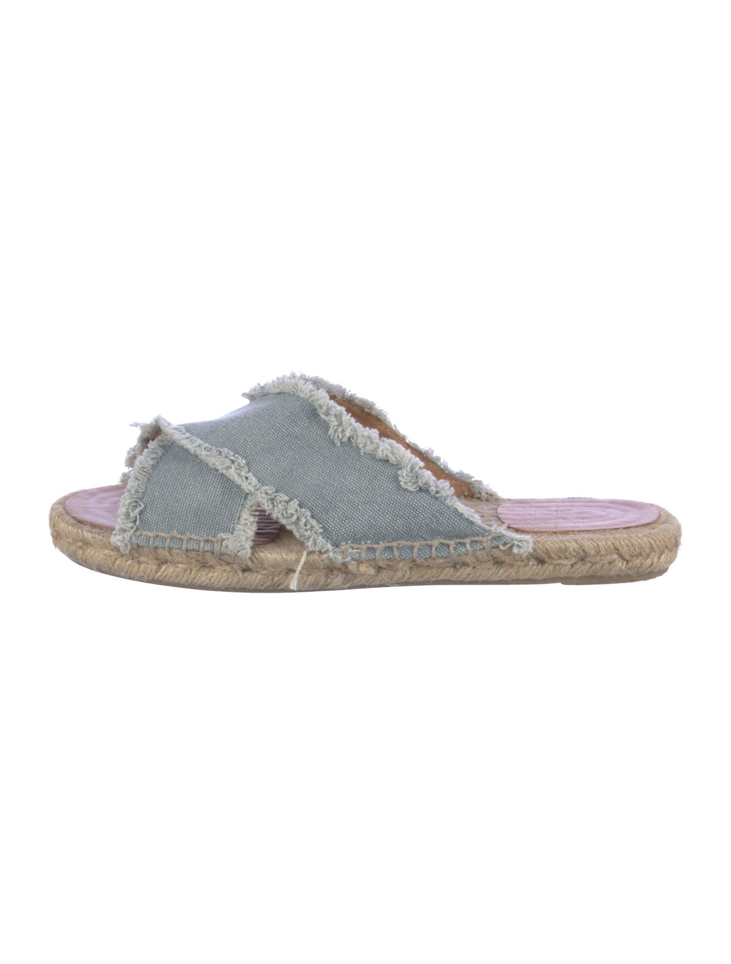 Castañer Denim Raw-Edge Trim Espadrilles