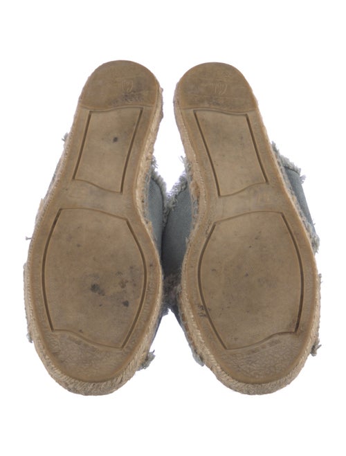 Castañer Denim Raw-Edge Trim Espadrilles