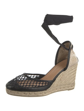 Castañer Leather Trim Embellishment D'Orsay Pumps