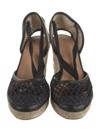 Castañer Leather Trim Embellishment D'Orsay Pumps
