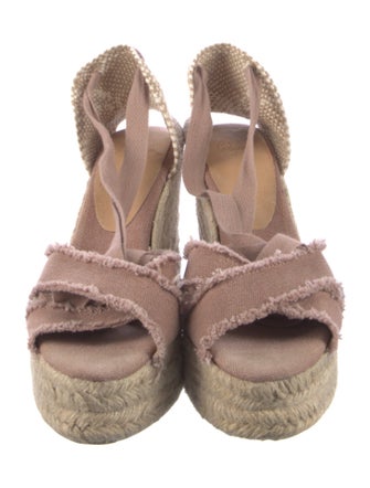 Castañer Canvas Colorblock Pattern Espadrilles