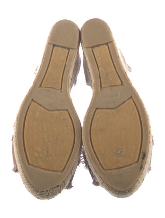 Castañer Canvas Colorblock Pattern Espadrilles