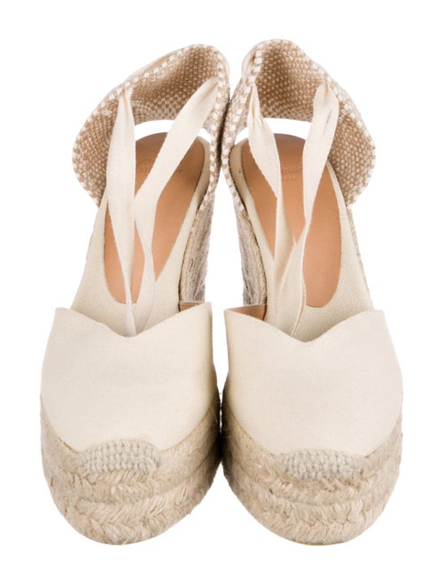 Castañer Canvas Printed D'Orsay Pumps