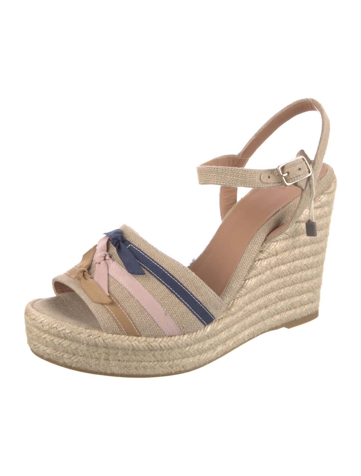 Castañer Printed Bow Accents Espadrilles