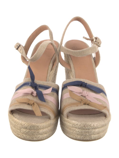 Castañer Printed Bow Accents Espadrilles